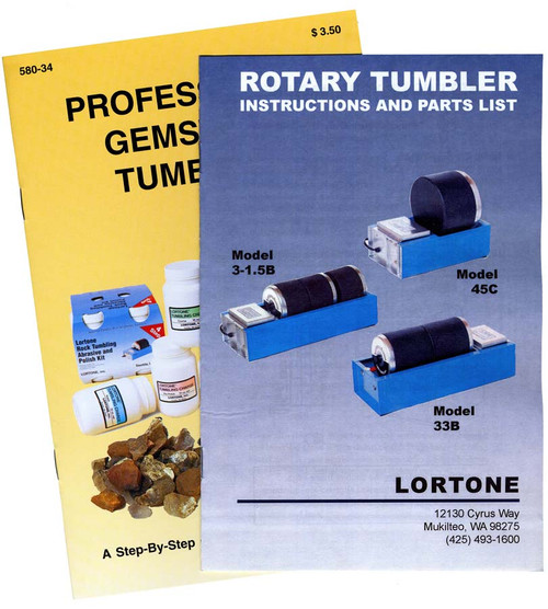 Lortone 33B DoubleBarrel Rock Tumbler Dual Drum Rotary Rock Tumbler
