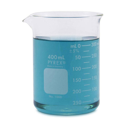 PYREX Beaker, Low Form, 400 ml