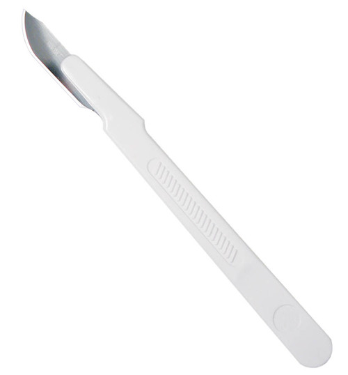 Scalpel Handle, Stainless-Steel, No. 4 with No. 22 Blade