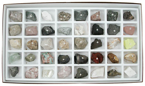 Washington School Rock Collection, 40 Specimens