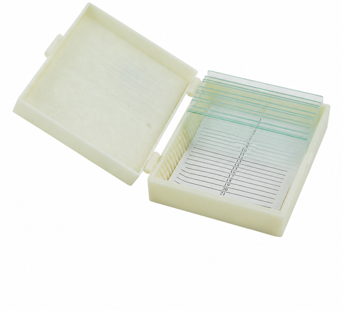 Slide box with slides in it