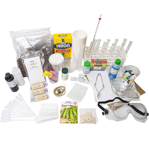 Image of Lab Kit for BJU Press Life Science 7 contents: test tubes, thermometer, safety glasses, microscope slides, Benedict's Solution Image of Lab Kit for BJU Press Life Science 7 contents: test tubes, thermometer, safety glasses, microscope slides, Benedict's Solution