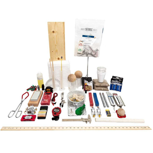 Items included in Lab Kit for use with Abeka Physics Grade 12.