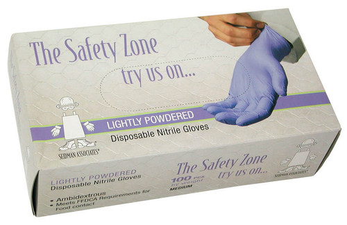 Image of box of nitrile gloves.