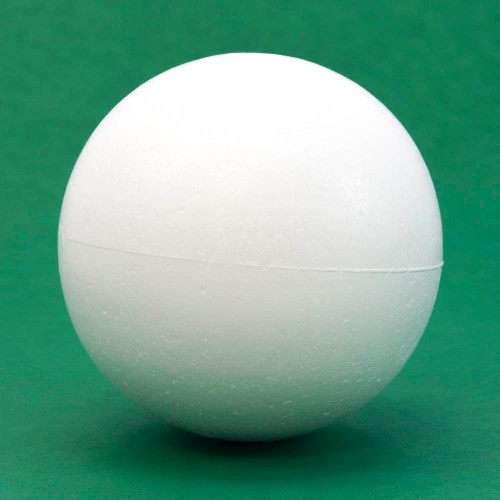 Styrofoam ball, 4" diameter, individual