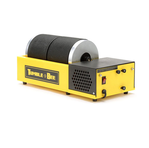 tumble-bee double barrel rotary rock tumbler