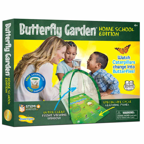 Insect Lore Butterfly Garden Kit for Kids, 11.5 Habitat
