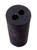 Rubber Stopper, #00, 2-hole