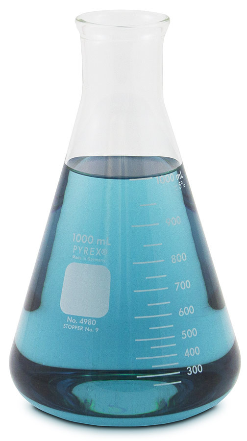 4L Corning PYREX Erlenmeyer Flask | 4000 mL glass