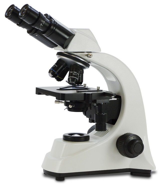 Laboratory Binocular Microscope With Plan Optics | HST