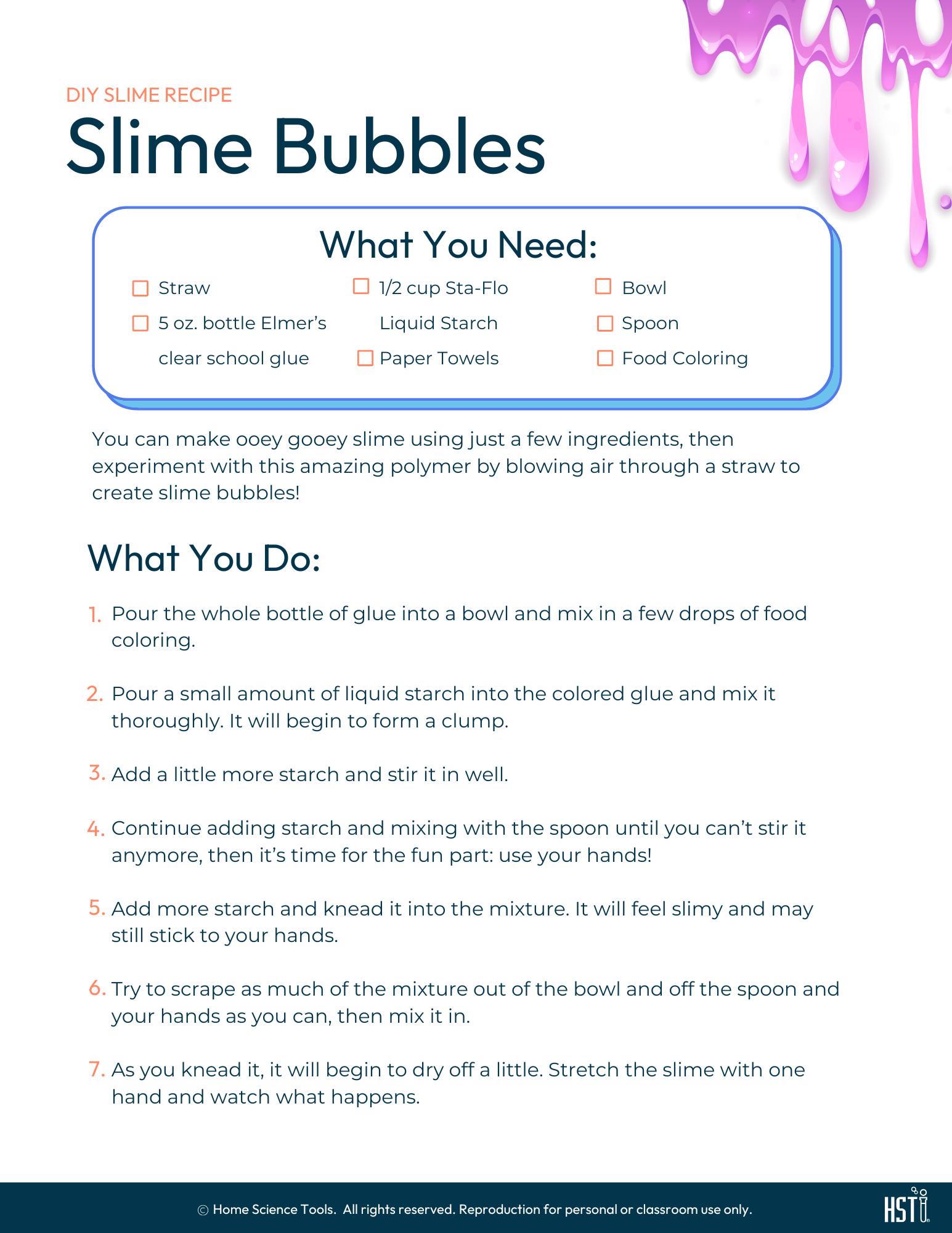 How To Make Slime: 4 Best Slime Recipes