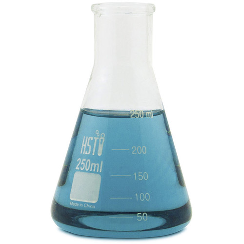 250 ml Glass Erlenmeyer Flask for chemistry