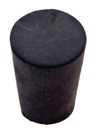 Rubber stopper, No. 9, 2-hole
