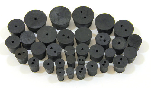 Solid Rubber Stopper Size #1 10 Pack 