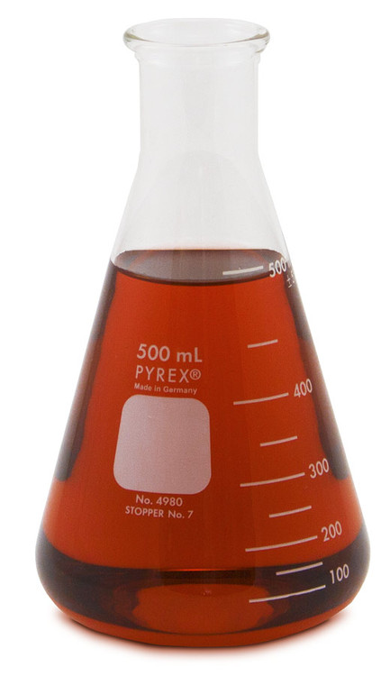 Pyrex Erlenmeyer Flask 500 mL | Home Science Tools