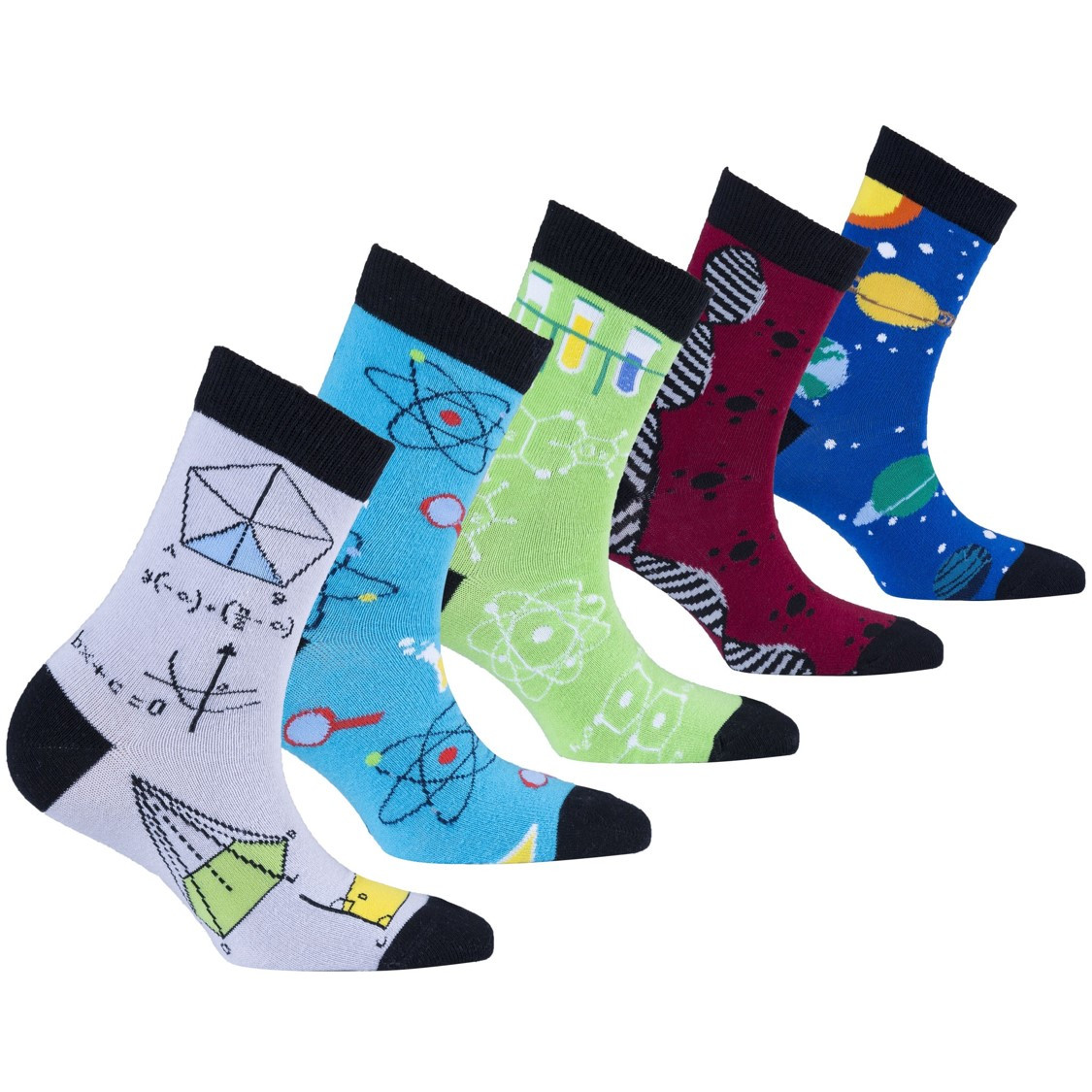 Image of Kids Science Socks - 5 pack