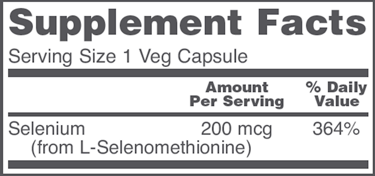 Protocol for Life Balance Selenium 200 mcg - 90 Veg Capsules