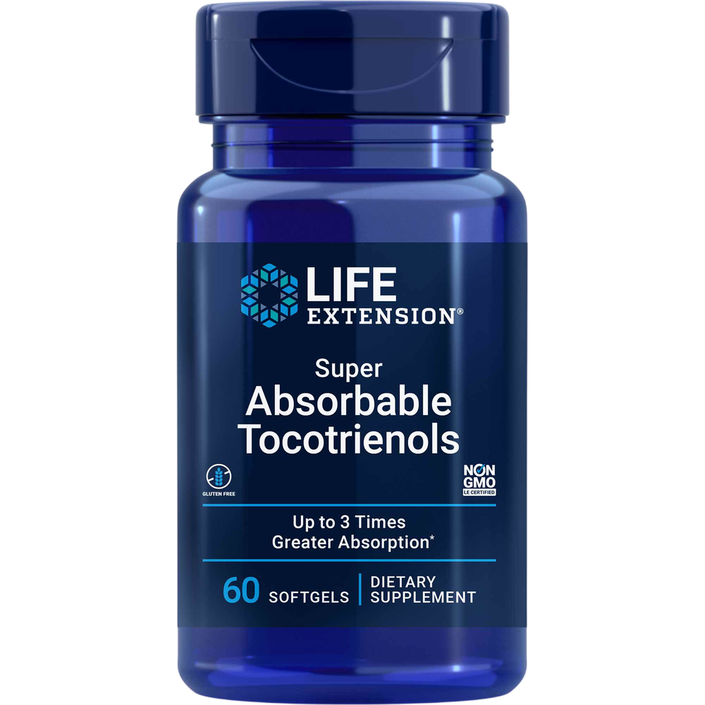 Life Extension Super Absorbable Tocotrienols - #60 capsules 