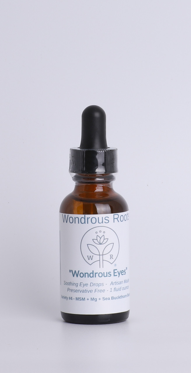 "Wondrous Eyes" -Soothing Eye Drops · Artisan Made · Preservative Free 4 Varieties to Choose From!