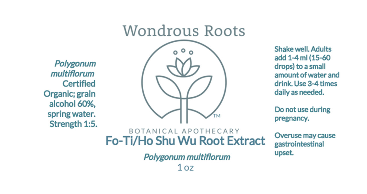 Ho Shu Wu (Fo-Ti) Root