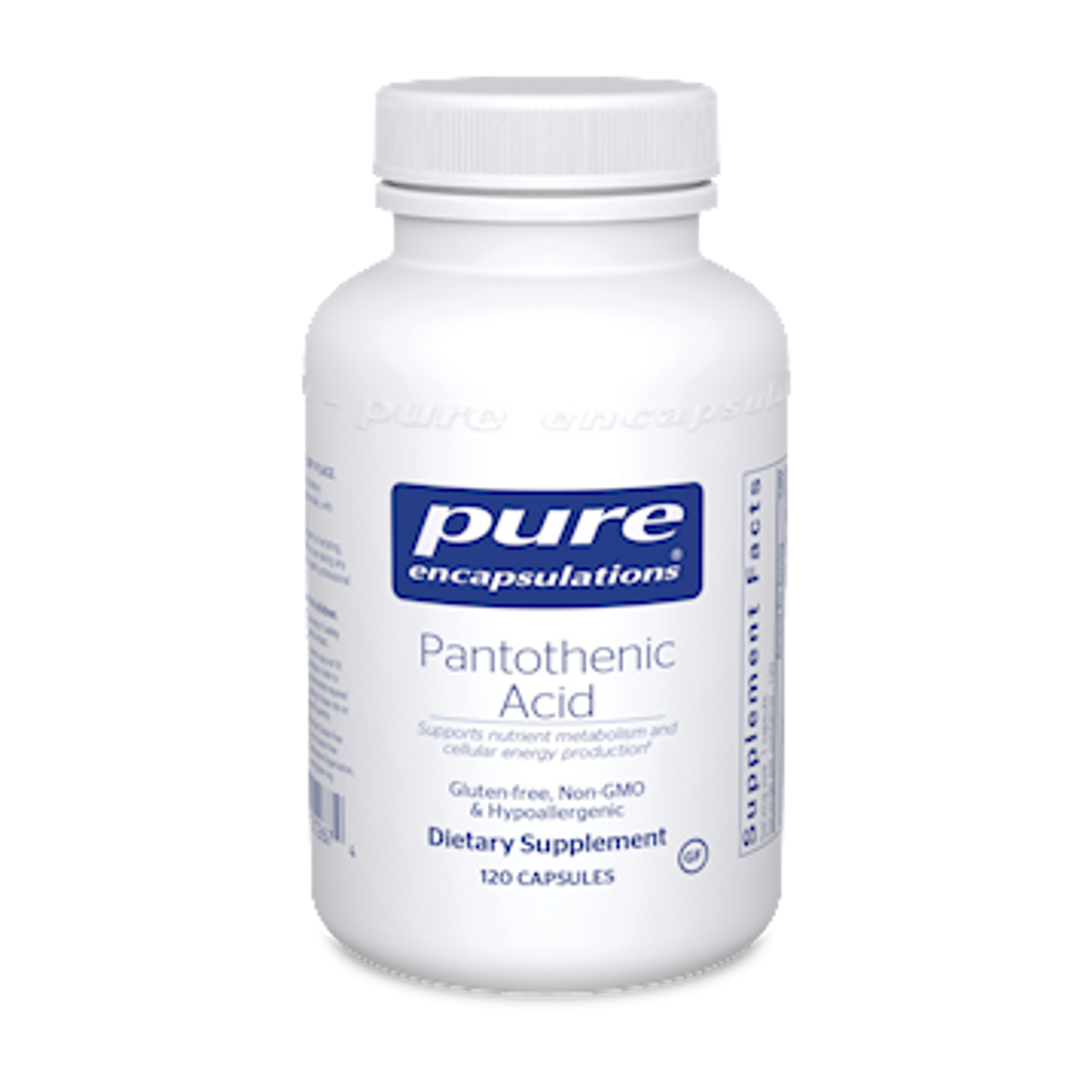 Pure Encapsulations Pantothenic Acid 500 mg - #120 Capsules