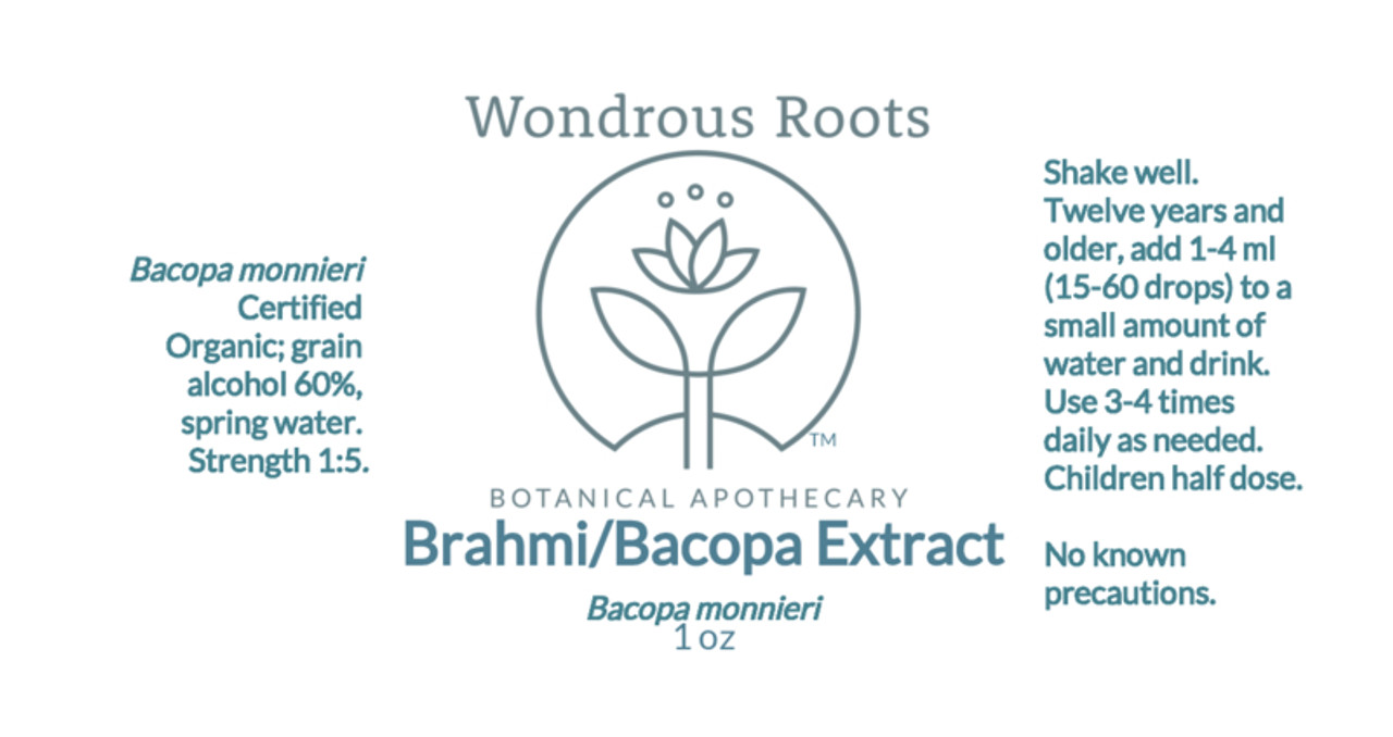 Bacopa monnieri (Brahmi) Herb Extract