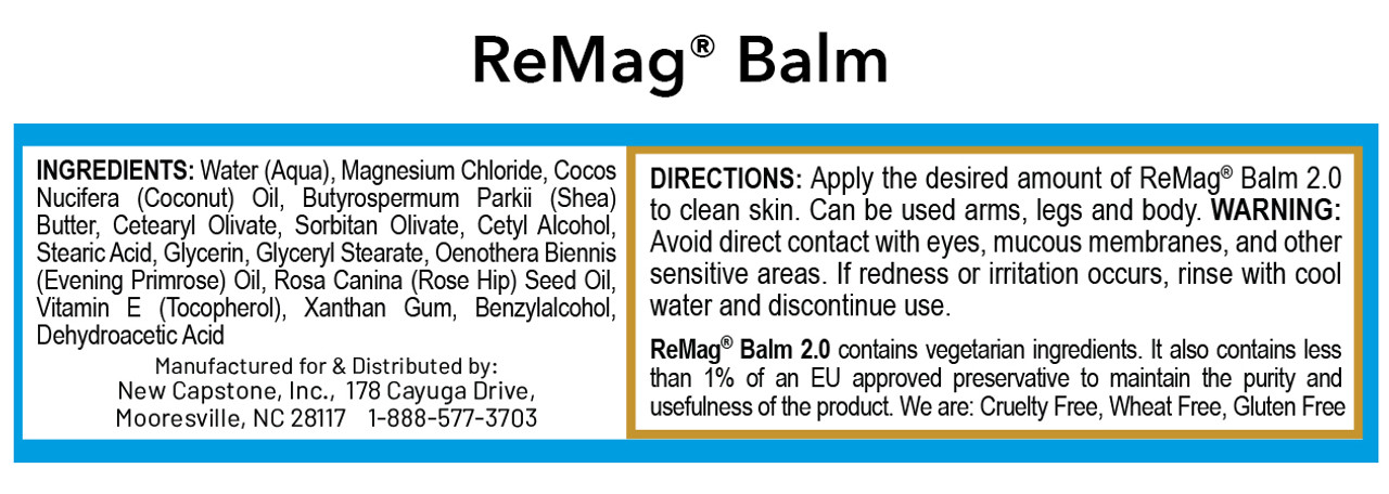 ReMag Balm 2.0 - 8 fluid ounces