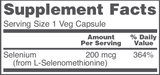 Protocol for Life Balance Selenium 200 mcg - 90 Veg Capsules