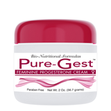 Pure Gest Bio-Nutritional Formulas - Bio-Identical Progesterone Cream 20 mg/Serving - 2 oz Jar