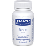 Pure Encapsulations - Biotin 8 mg - 60 vcaps 