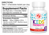 Silver Fern Brand Kids Ultimate Probiotic - 30 Chewable Tablets - Sugar & Gluten Free - Children's Dietary Supplement - DNA & Survivability Verified - Digestive & Immune Support