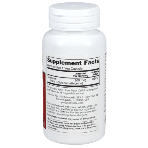 Protocol for Life Balance Selenium 200 mcg - 90 Veg Capsules