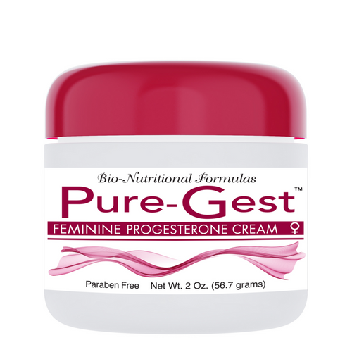 Pure Gest Bio-Nutritional Formulas - Bio-Identical Progesterone Cream 20 mg/Serving - 2 oz Jar