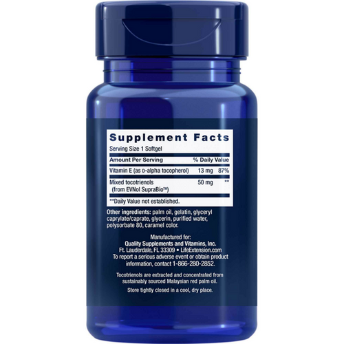 Life Extension Super Absorbable Tocotrienols - #60 capsules 