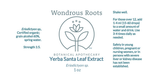 Yerba Santa Leaf Extract