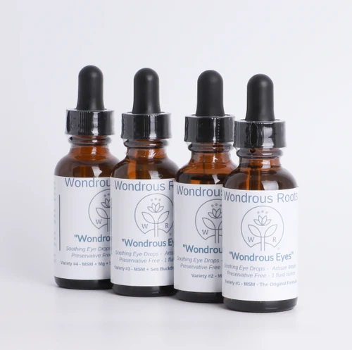 "Wondrous Eyes" -Soothing Eye Drops · Artisan Made · Preservative Free 4 Varieties to Choose From!