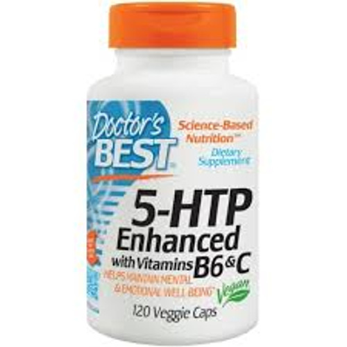Doctor's Best 5-HTP Enhanced with Vitamins B6 & C - 120 capules