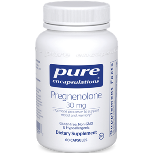 Pure Encapsulations Micronized Pregnenolone 10 mg or 30 mg - #60 capsules