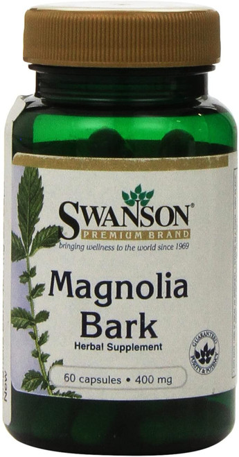 Swanson Magnolia Bark 400 Milligrams 60 Capsules
