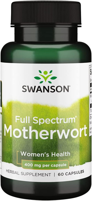 Swanson Full Spectrum Motherwort 400 Milligrams - 60 Capsules
