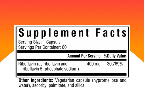 Seeking Health, Riboflavin, 400 mg, 60 Vegetarian Capsules