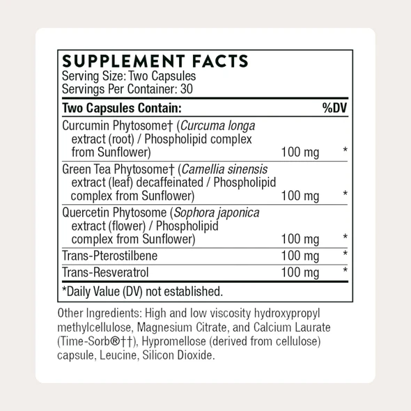 Thorne, PolyResveratrol-SR®, 60 Capsules