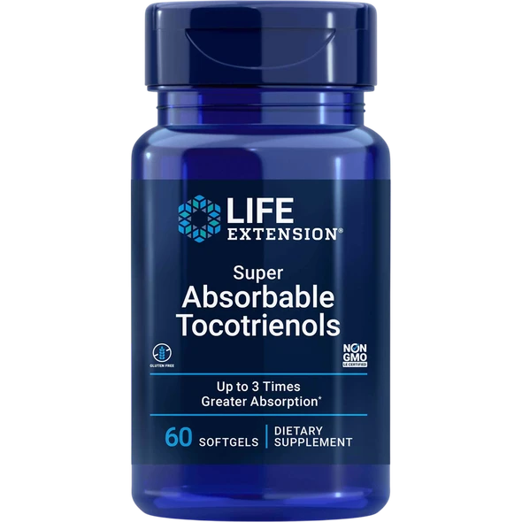 Life Extension Super Absorbable Tocotrienols - #60 capsules 