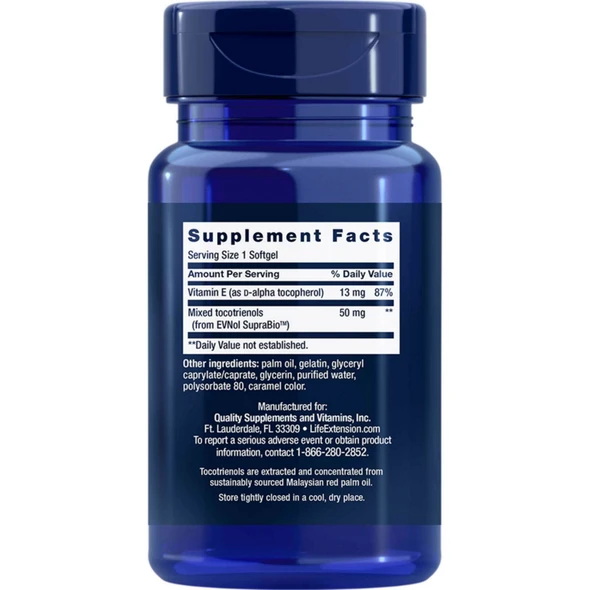 Life Extension Super Absorbable Tocotrienols - #60 capsules 
