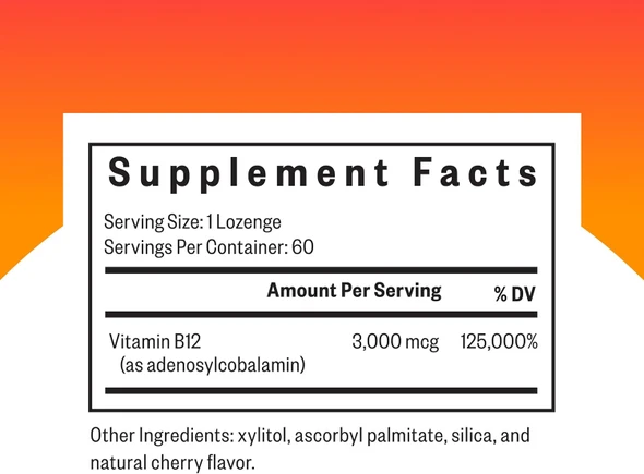 Seeking Health Adeno B12 Lozenge 3000 mcg #60
