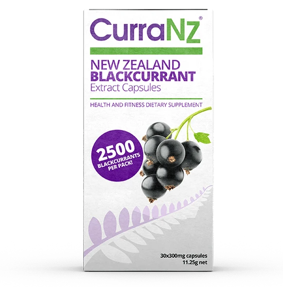 CurraNZ New Zealand Blackcurrant Capsules 300 mg #30