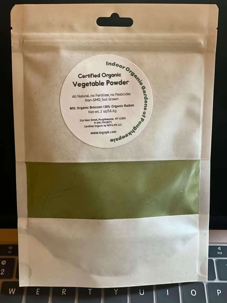IOGPK - Certified Organic Vegetable Powder - (Sulforaphane) - 1 oz 