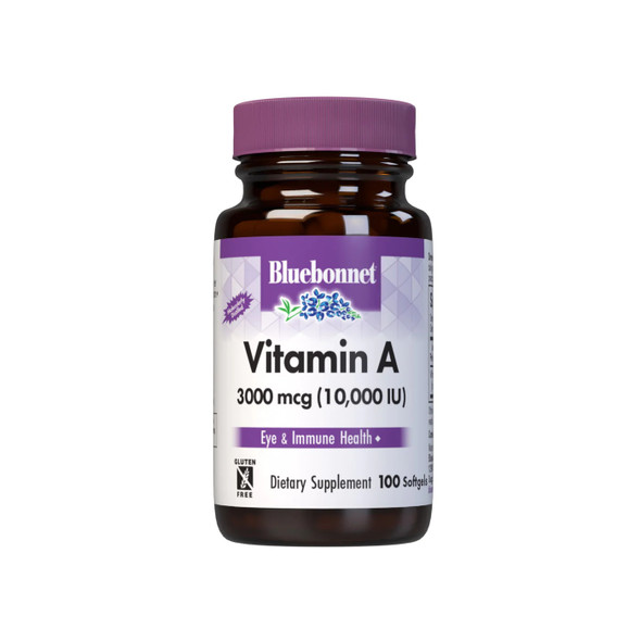 Bluebonnet Vitamin A from Fish Liver Oil 3 mg (10,000 IU) - #100 Softgels