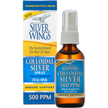 Silver Wings Colloidal Silver 500PPM 2 oz Spray