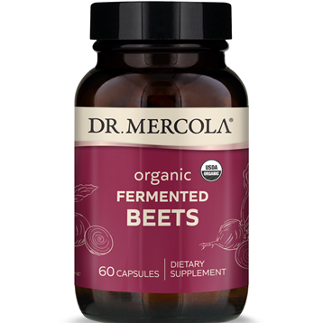 Dr. Mercola Organic Fermented Beets - 60 Capsules 